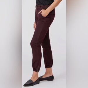 PAIGE Mayslie Women's Black Cherry Joggers
Waist-15”
Inseam- 26.5”